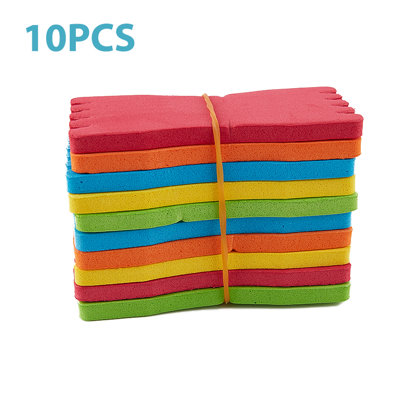 Cutting Board Foam - สายพันขดลวดตกปลาโฟม EVA 10ชิ้นตัวยึดลวดเหยื่อล่อปลา