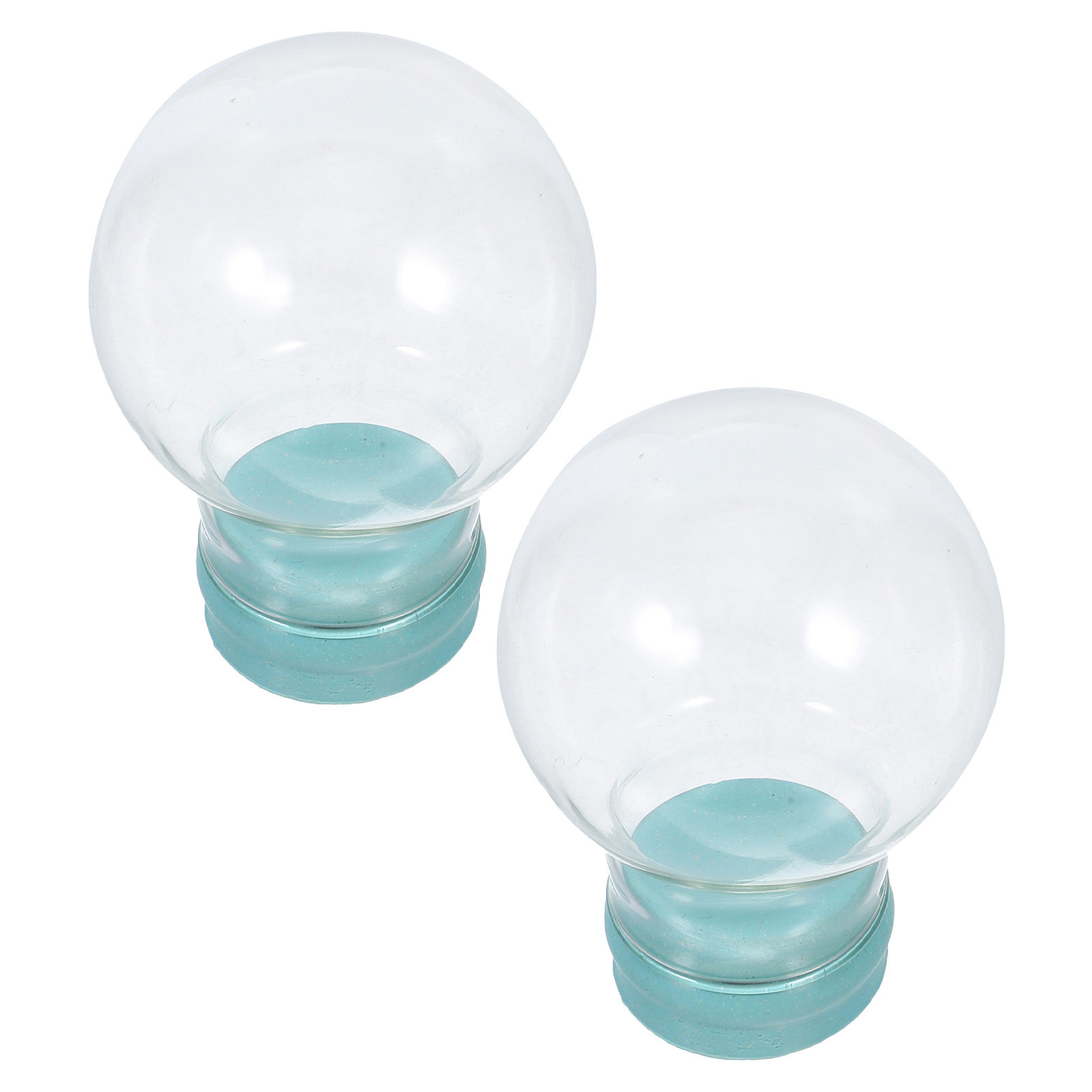 2 ชิ้น ลูกบอลหิมะใสทรงโดมแก้ว  - Plastic Dome Clear บทวิจารณ์และราคา